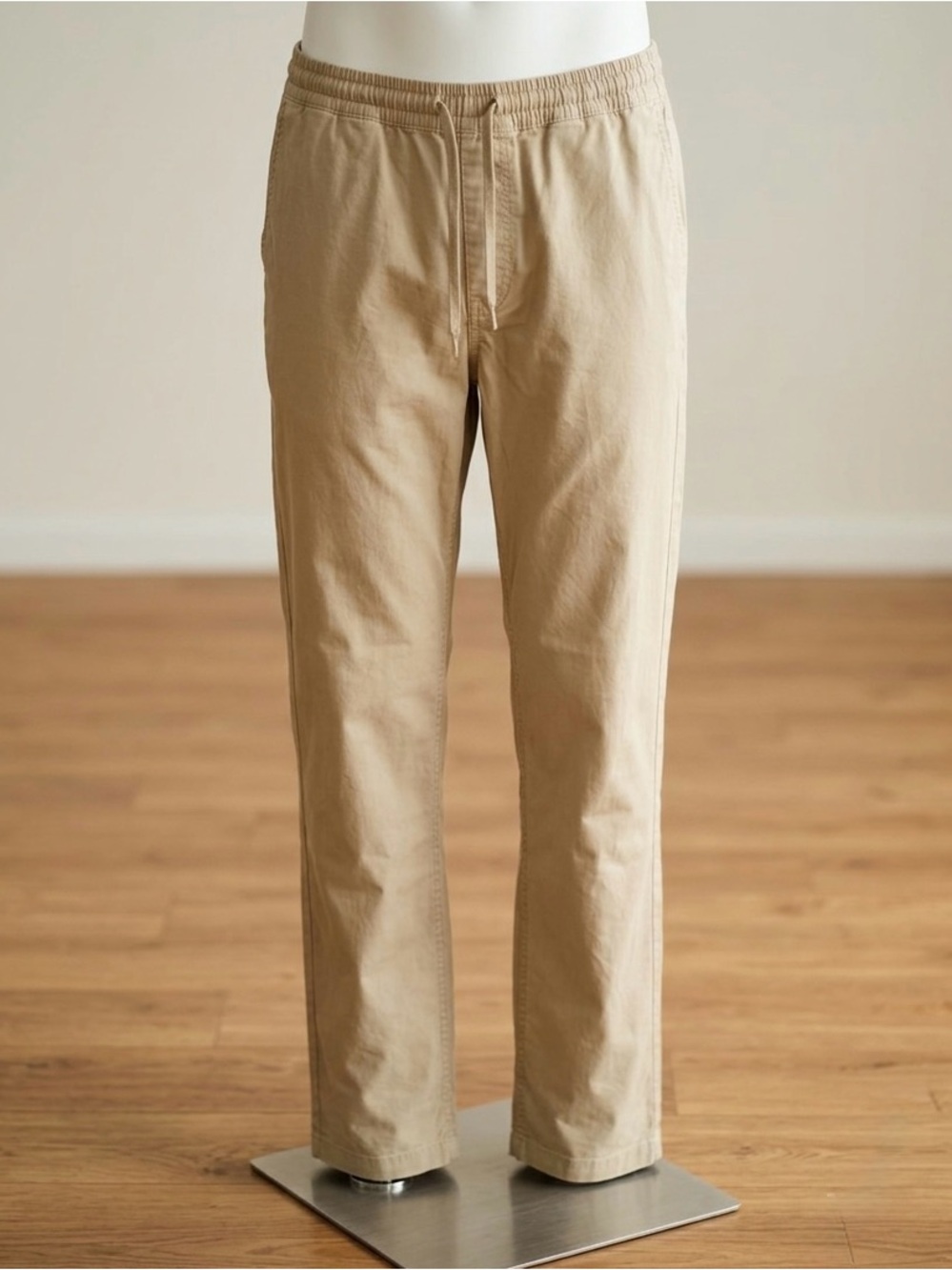 VANS Range Elastic Relaxed Fit Pants - Beige/Khaki - Size Medium